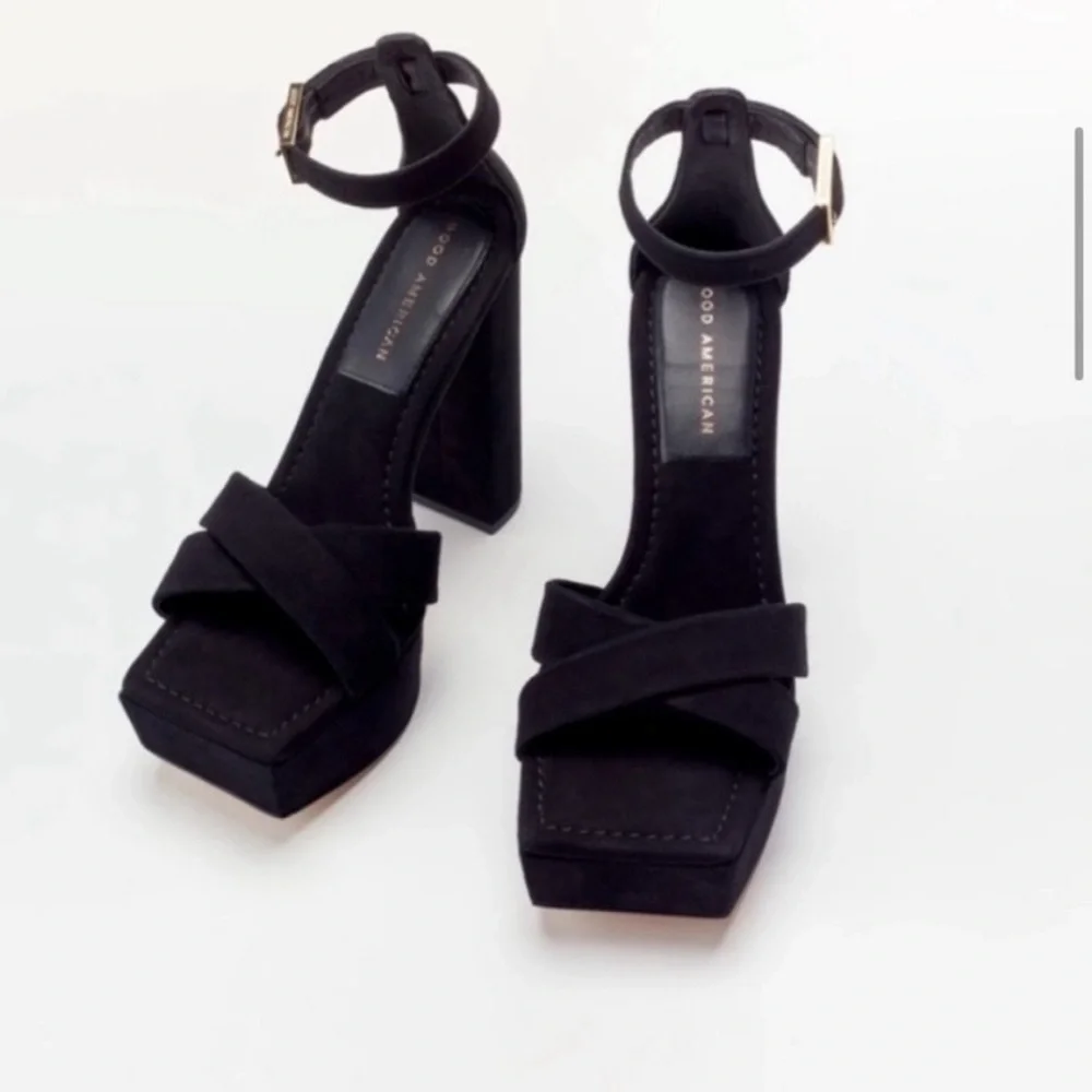 Good American Black Platform Heel 8.5 - Picture 11 of 13